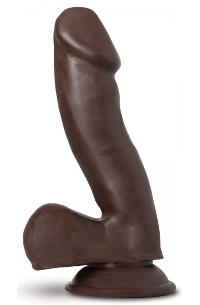 Au Naturel - Troy - 6 Inch Dildo - Chocolate