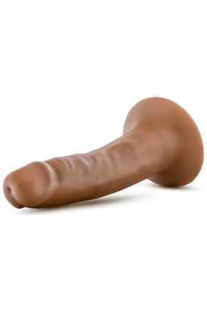 Dr. Skin Silicone - Dr. Lucas - 5 Inch Dong With  Suction Cup - Mocha