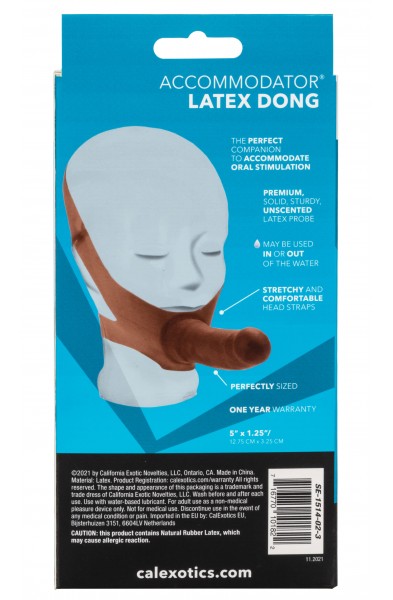 The Original Accommodator Latex Dong - Brown