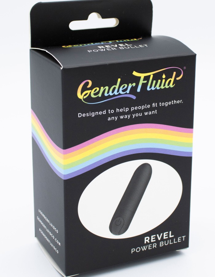 Gender Fluid Revel Power Bullet - Matte Black