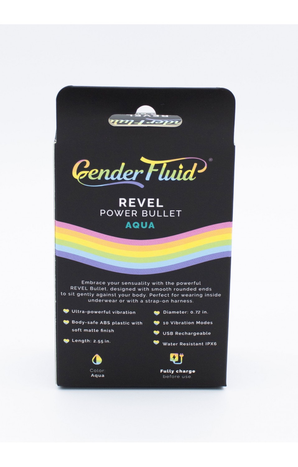 Gender Fluid Revel Power Bullet Aqua Blue Gfl 4196