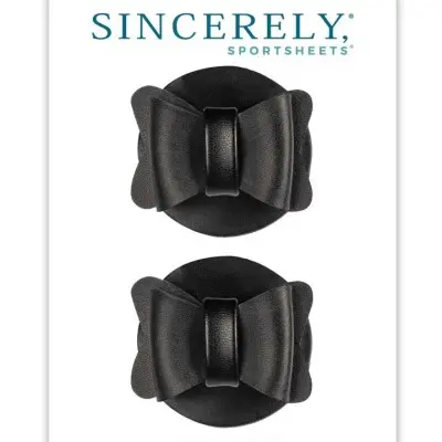 Bow Tie Pastie - Black