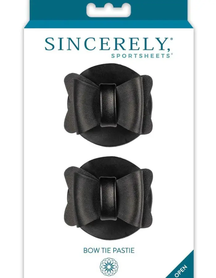 Bow Tie Pastie - Black