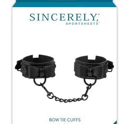 Bow Tie Cuffs - Black