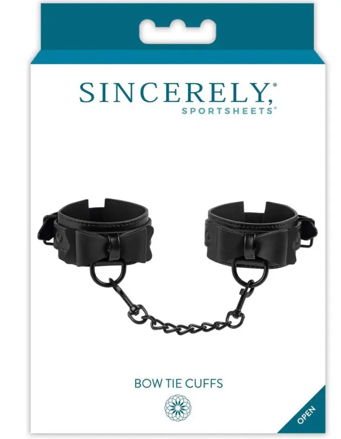 Bow Tie Cuffs - Black
