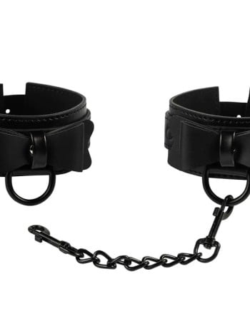 Bow Tie Cuffs - Black