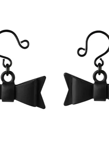 Bow Tie Nipple Jewelry - Black