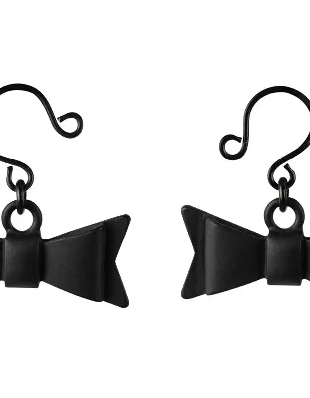 Bow Tie Nipple Jewelry - Black