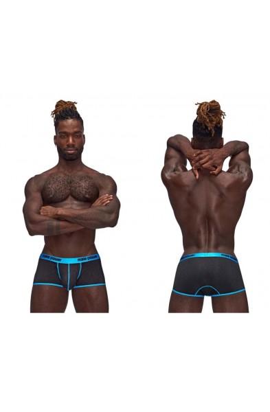 Casanova Uplift Mini Shorts - Large - Black/blue