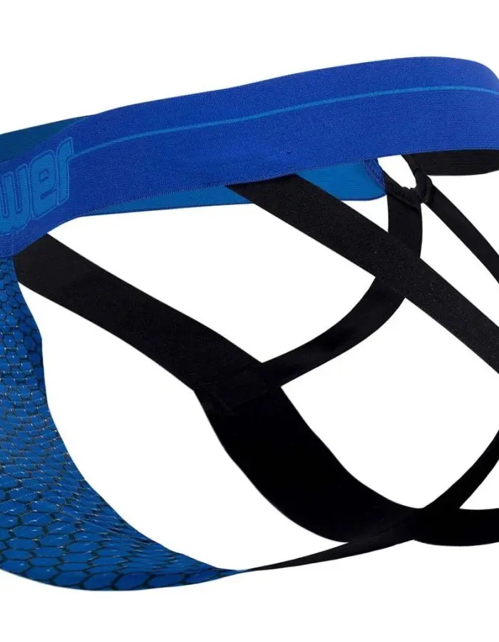 Sexagon Strappy Ring Jock - Large/x-Large - Royal