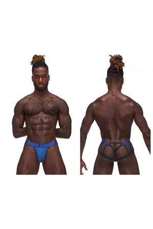 Sexagon Strappy Ring Jock - Large/x-Large - Royal