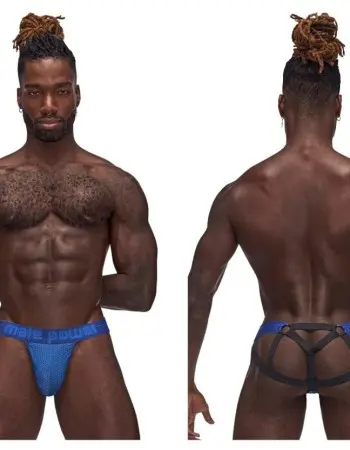 Sexagon Strappy Ring Jock - Small/medium - Royal