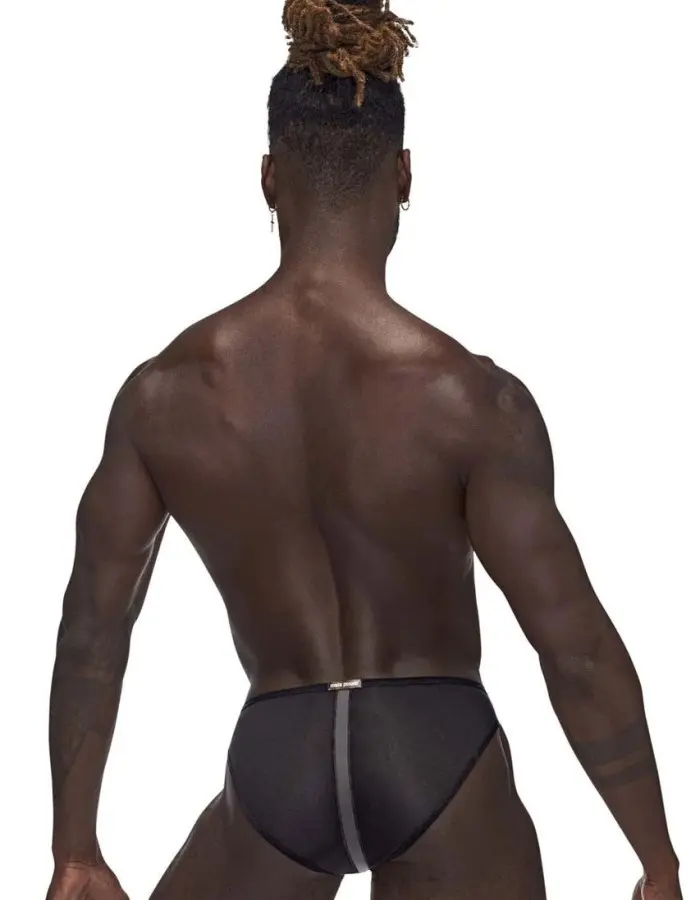 Landing Strip Bikini Brief - Medium - Black