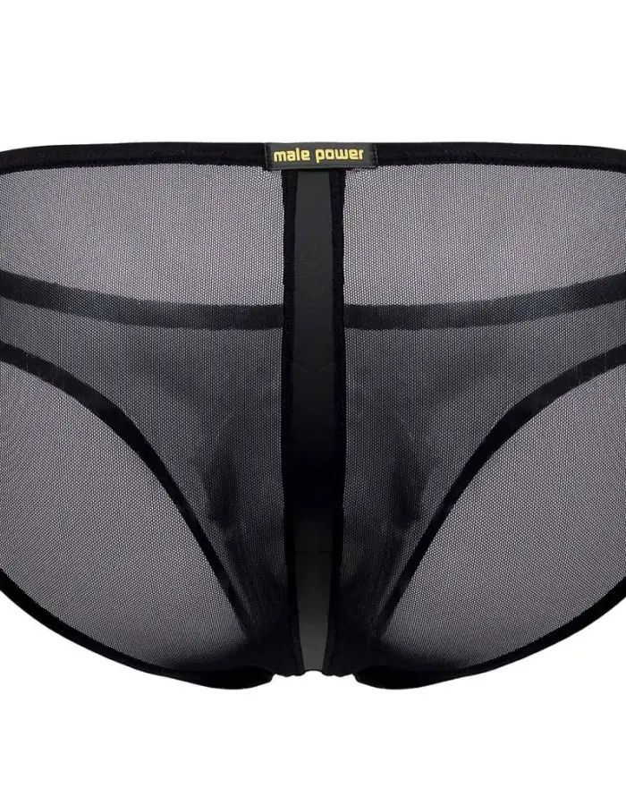 Landing Strip Bikini Brief - XL - Black