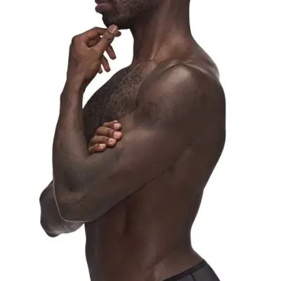 Landing Strip Bikini Brief - XL - Black