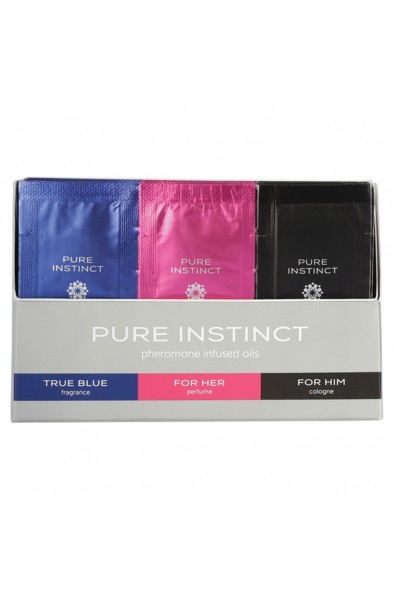 Pure Instinct Perfume Oil 1ml Trio Foil Display - 24 Pack