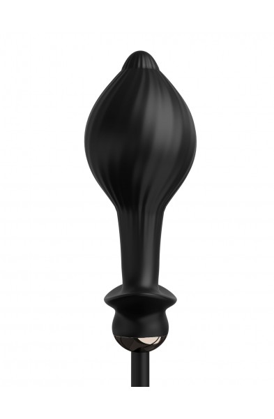 Anal Fantasy Elite Auto-Throb Inflatable Vibrating Plug - Black