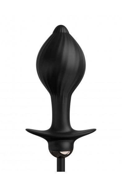 Anal Fantasy Elite Auto-Throb Inflatable Vibrating Plug - Black