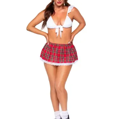 2 Pc Easy a School Girl - Medium/large -  Multicolor