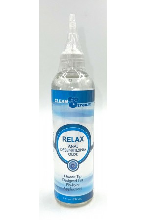 Relax Desensitizing Anal Lube With Dispensing Tip - 8 Oz