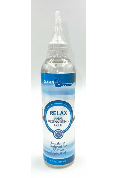 Relax Desensitizing Anal Lube With Dispensing Tip - 8 Oz