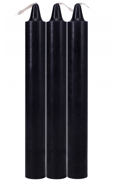 Japanese Drip Candles - 3 Pack - Black