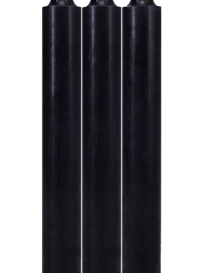 Japanese Drip Candles - 3 Pack - Black