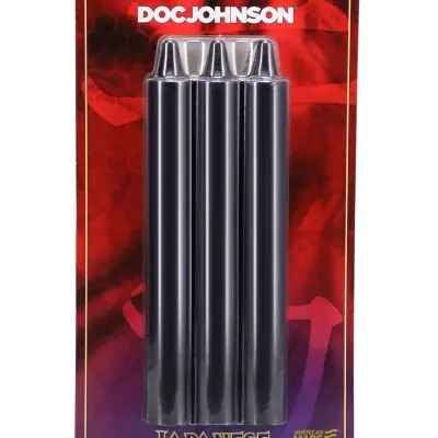 Japanese Drip Candles - 3 Pack - Black