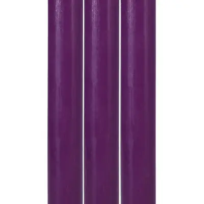 Japanese Drip Candles - 3 Pack - Purple