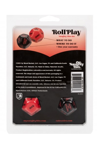 Naughty Bits Roll Play Naughty Dice Set