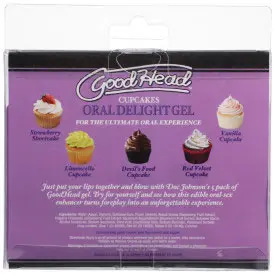 Goodhead - Oral Delight Gel - Cupcake - 5 Pack - 1 Fl. Oz.