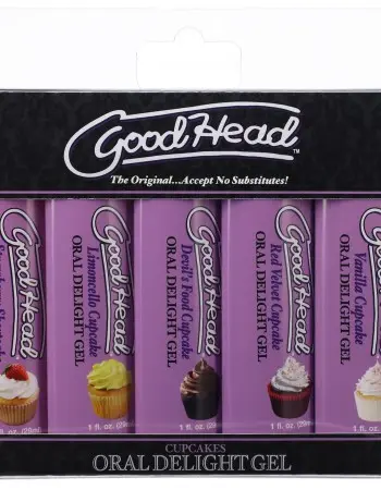 Goodhead - Oral Delight Gel - Cupcake - 5 Pack - 1 Fl. Oz.