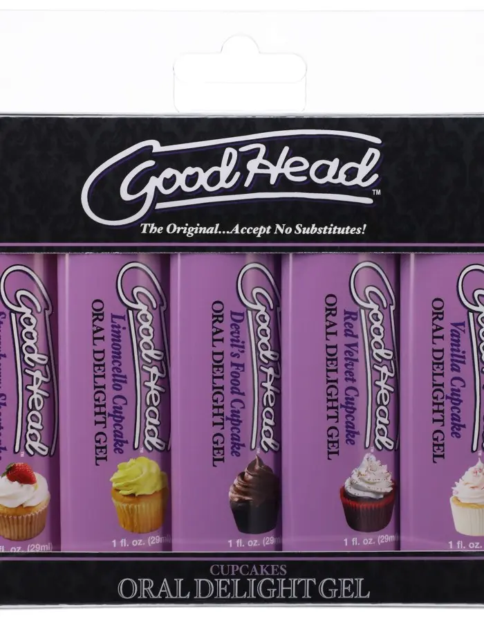 Goodhead - Oral Delight Gel - Cupcake - 5 Pack - 1 Fl. Oz.