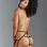 Adore Open Panty With Garters - One Size - Black