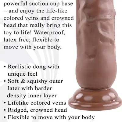 Realistic Dong - 7 Inches - Dark