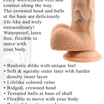 Realistic Dong - 8 Inches - Light