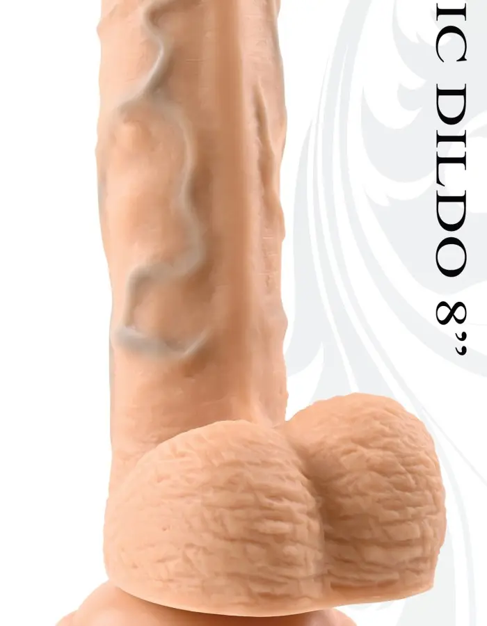 Realistic Dong - 8 Inches - Light