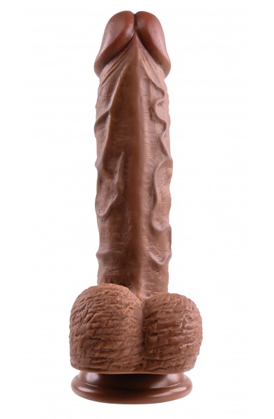 Realistic Dildo - 8 Inches - Dark