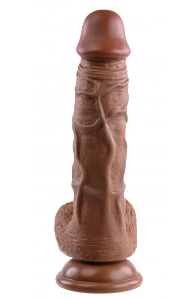 Realistic Dildo - 8 Inches - Dark