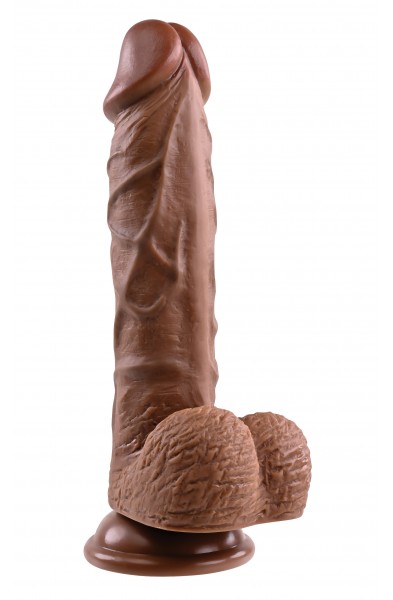 Realistic Dildo - 8 Inches - Dark