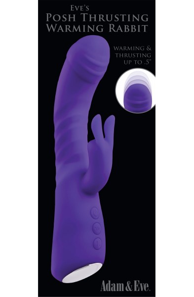 Eve's Posh Thrusting Warming Rabbit - Purple