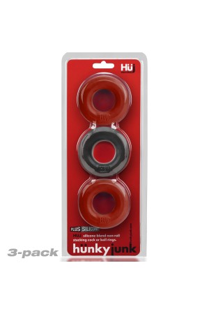 Huj3 C-Ring 3-Pack - Cherry / Ice