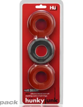 Huj3 C-Ring 3-Pack - Cherry / Ice