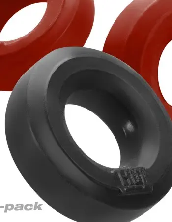 Huj3 C-Ring 3-Pack - Cherry / Ice