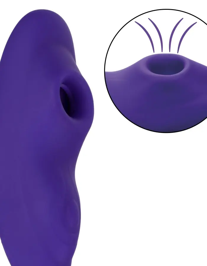 Lock-N-Play Remote Suction Panty Teaser - Purple