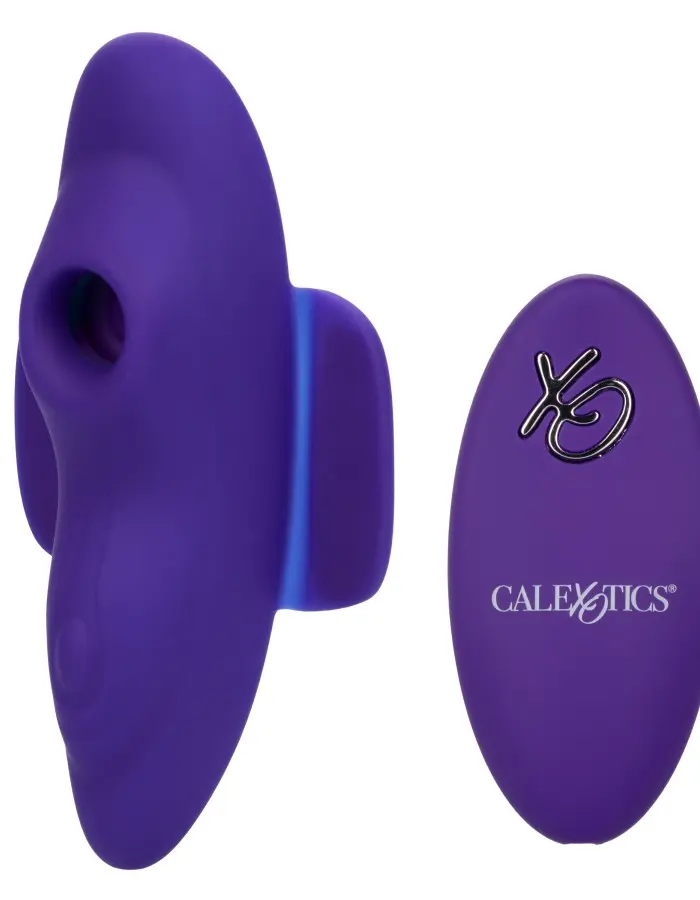 Lock-N-Play Remote Suction Panty Teaser - Purple
