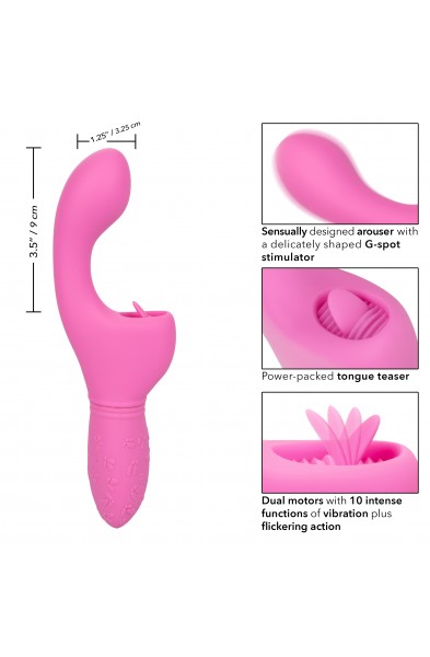 Rechargeable Butterfly Kiss Flicker - Pink