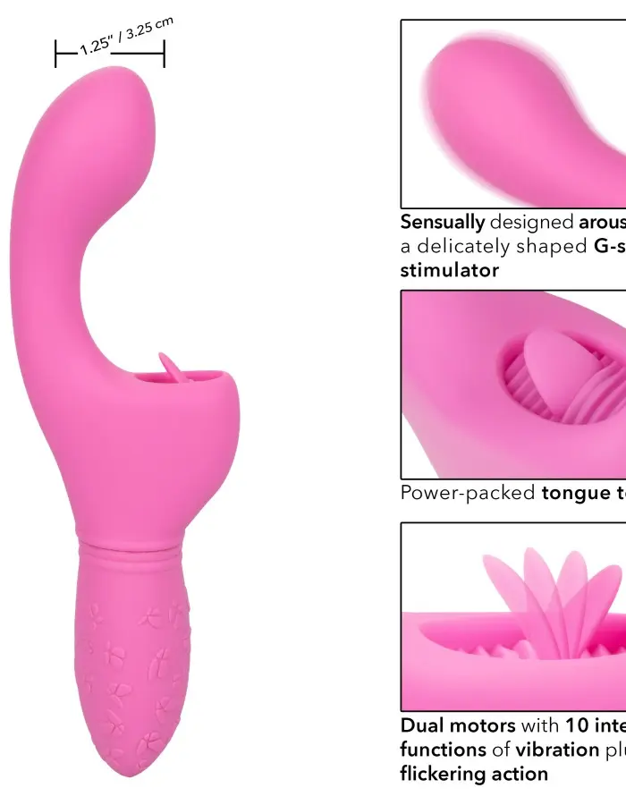 Rechargeable Butterfly Kiss Flicker - Pink