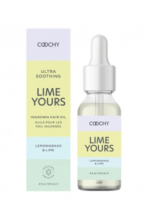 Coochy Ultra Soothing Lime Yours Ingrown Hair Oil  - Lemongrass and Lime - 4 Oz