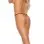 Embroidered G-String With Rhinestone - Large/  Xlarge - Black